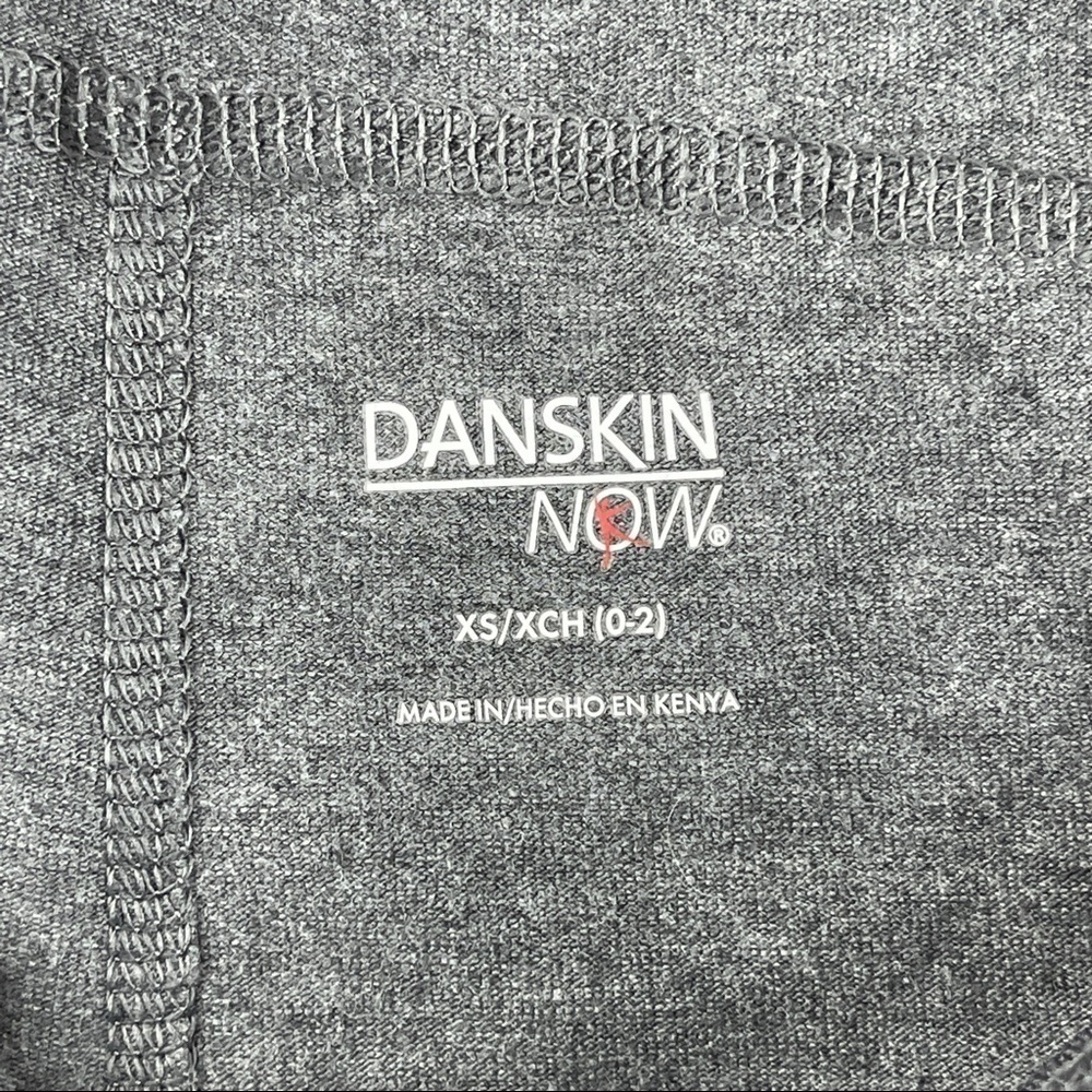 Danskin Now Leggings Womens XS Gray Fitted Crop - Picture 2 of 11